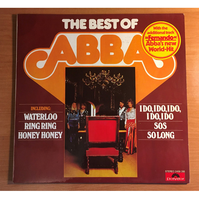 ABBA ‎ – The Best Of ABBA LP/Polydor ‎ – 2459 318/Germany 1976