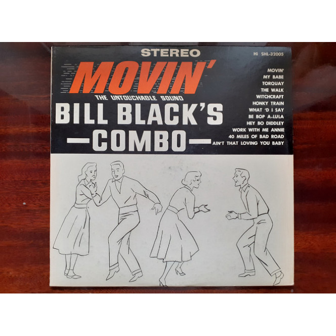 Vinyl record of LP Bill Black's Combo – Movin'