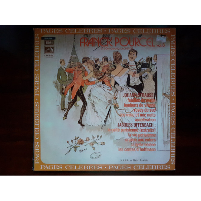 Vinyl record of LP Franck Pourcel Et Son Grand Orchestre – Pages Célèbres Vol. 8