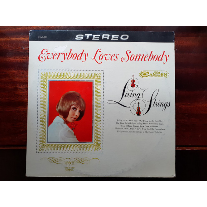 Vinyl record of LP Living Strings – Everybody Loves Somebody