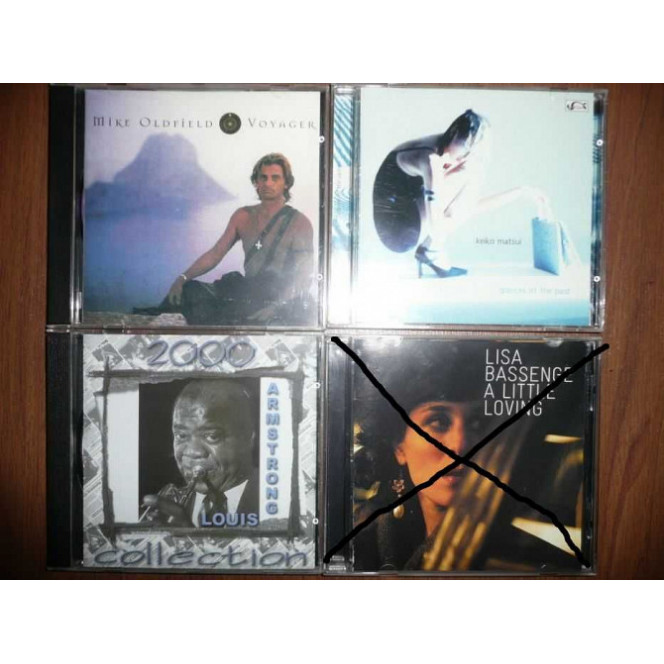 CD - Louis Armstrong, Mike Oldfield, Keiko Matsui