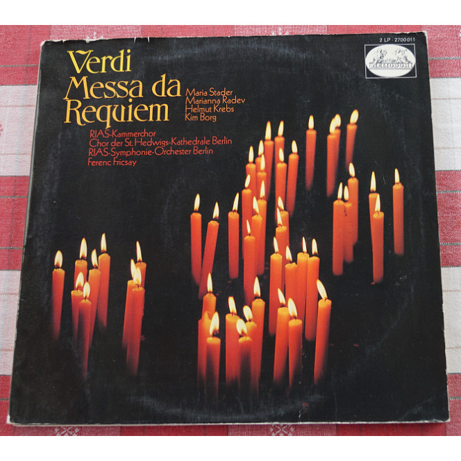 2LP Verdi Messa da Requiem, Heliodor, Germany