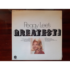 Vinyl record of LP Peggy Lee – Peggy Lees Greatest!