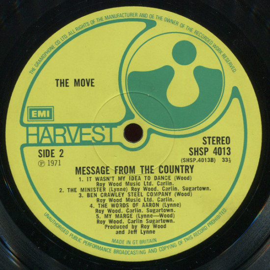 The Move - Message from the Country