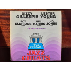 Vinyl record of LP Dizzy Gillespie, Roy Eldridge, Lester Young, Bill Harris, Jo Jones – The Grea