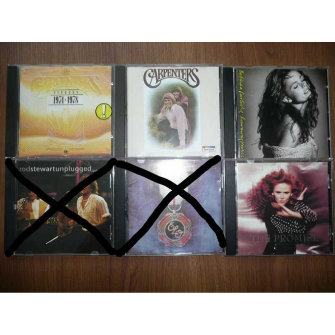 CDfirmennyy - Carpenters, Freddie Mercury, Roxette, Belinda Carlisle, Tonny Benet