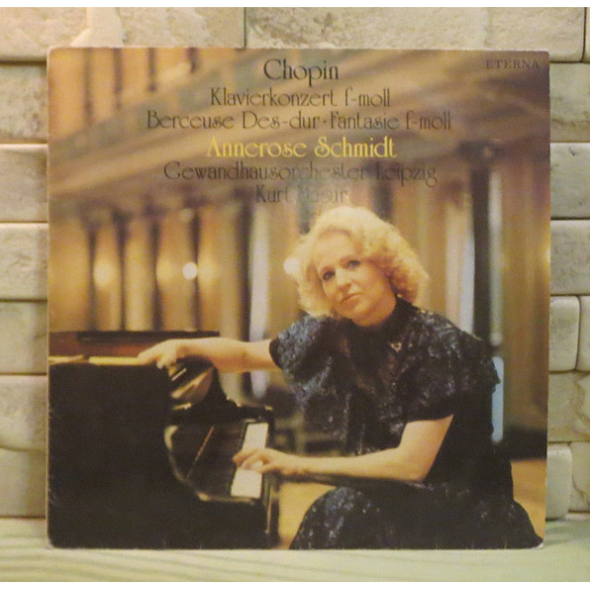 Chopin, Annerose Schmidt, Gewandhausorchester Leipzig 1986 (GDR)