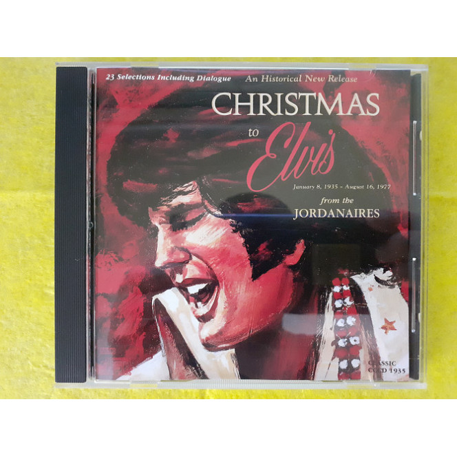 Compact disk signature CD Christmas To Elvis