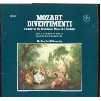 Mozart Divertimenti 3LP USA