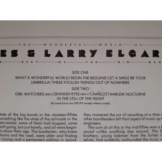 Вінілова платівка LP Les & Larry Elgart - The Wonderful World Of Les & Larry Elgart - The Beat Of