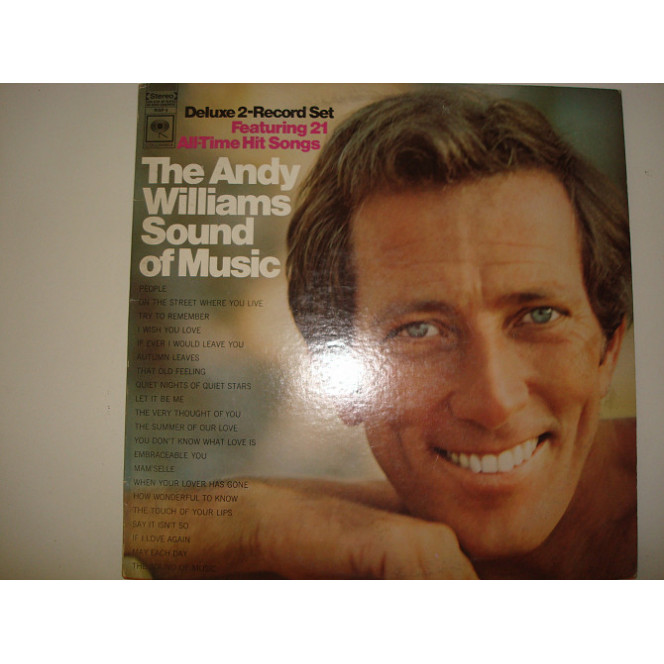 ANDY WILLIAMS-The Andy Williams Sound of Music 1968 2LP USA Easy Listening