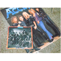 Accept – Eat The Heat Epic – FE 44368 PROMO!, LP + Poster US 1989