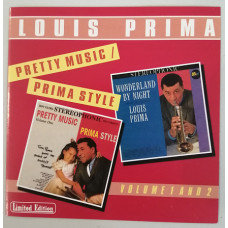 CD Louis Prima Pretty Music-Prima Style/Wonderland By Night Volume 1 and 2, 1998, Russia