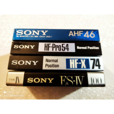 Are sold. Audio cassettes SONY Japan market