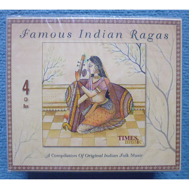 Famous Indian Ragas (4 CD box) (Индия, фольклор, раги)