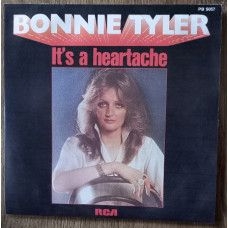 Single 7 Bonnie Tyler Its A Heartache, England, 1977 год