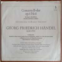 EP Rudolf Evergart Kontsert for body and George Frederick Handels orchestra, Germany, 1974