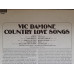 Виниловая пластинка LP Vic Damone – Country Love Songs