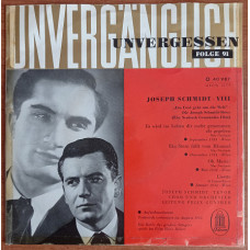 EP Josef Schmidt in the Immortal Unforgettable series, Release 91, Germany, 1959