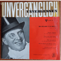 EP Richard Tauber Arius and the duets from operettas in the Immortal Unforgettable series, Germany, 1956