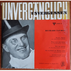 EP Richard Tauber Arius and the duets from operettas in the Immortal Unforgettable series, Germany, 1956