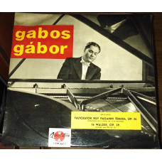 Gabos Gabor – Johannes Brams – Variations on a theme by Paganini, op.35 sixteen waltzes op.39 made