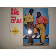 BOOBY KING & TERRY EVANS- Live And Let Live! 1988 USA Rhythm & Blues, Soul