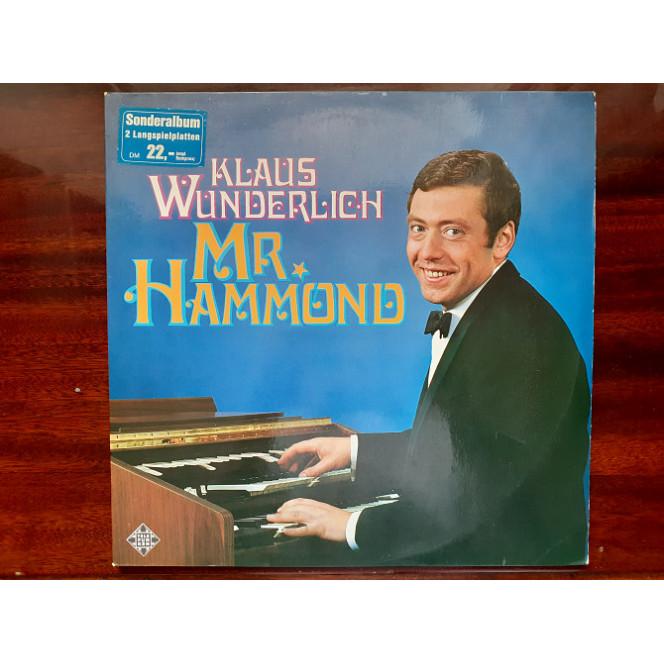 Double vinyl record of LP Klaus Wunderlich – Mr. Hammond