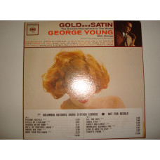 GEORGE YOUNG WITH STRINGS- Gold And Satin 1962 Promo USA