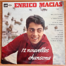 LP Enrico Macias 12 Nouvelles Chansons, France, 1966