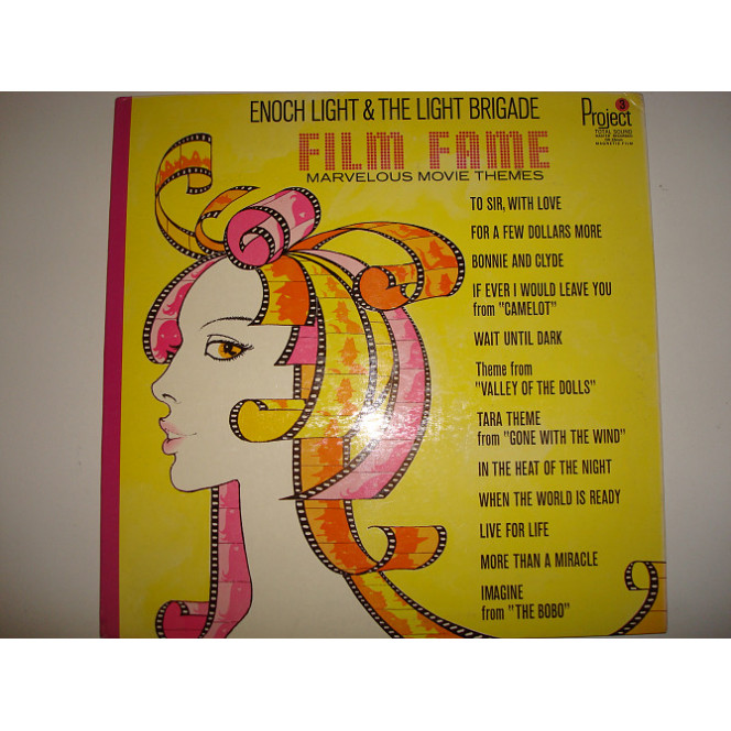 ENOCH LIGHT & THE LIGHT BRIGADE-Film Fame - Marvelous Movie Themes 1967 USA Easy Listening, Theme