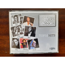 Threefold compact disk signature CD UNFORGETTABLE SINGERS UNFORGETTABLE SONGS - Top 10 Hits