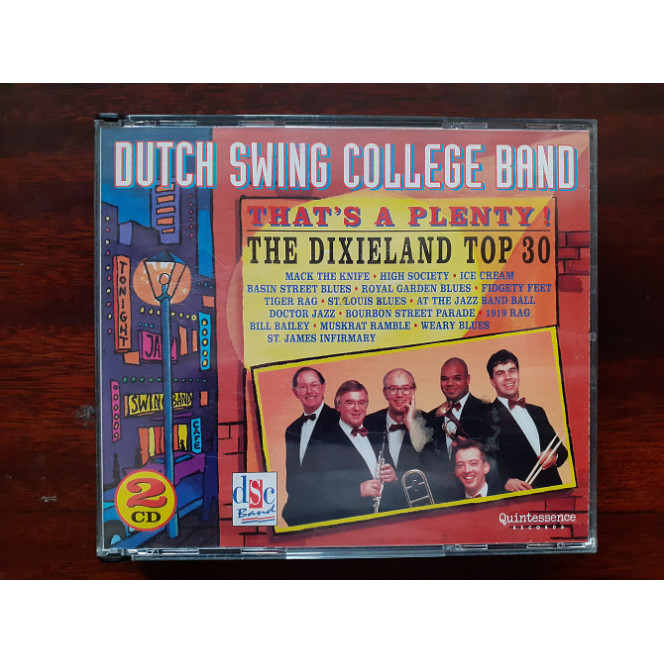 Double compact disk signature CD The Dutch Swing College Band – That's A Plenty! (The Dixieland To