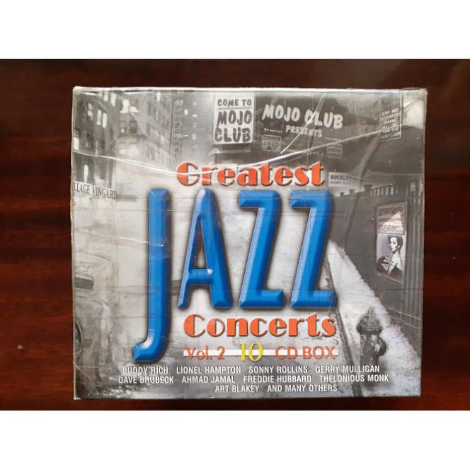 Комплект из 10 компакт дисков фирменный 10 CD Greatest Jazz Concerts Vol. 2