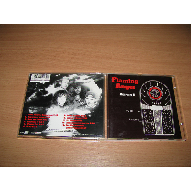 FLAMING ANGER - Biosphere II (1997 Cream 1st press)