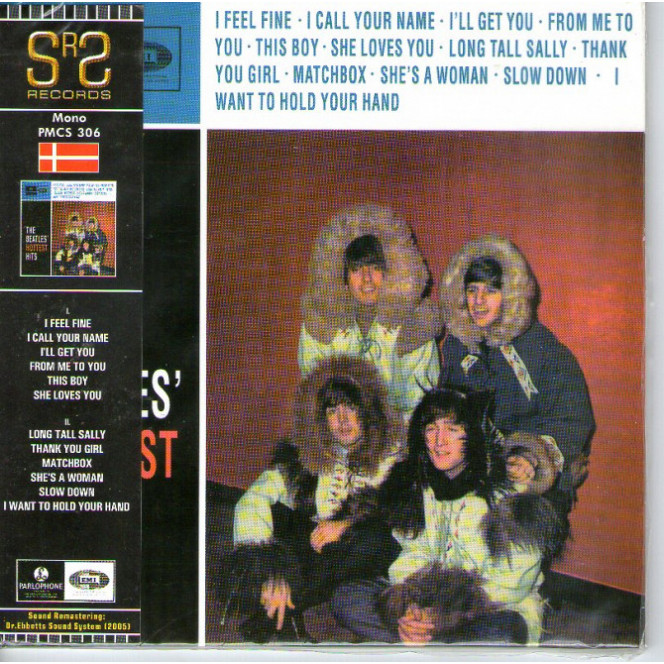 The Beatles – The Beatles' Hottest Hits, CD Paper Sleeve, imitation of Denmark the LP edition