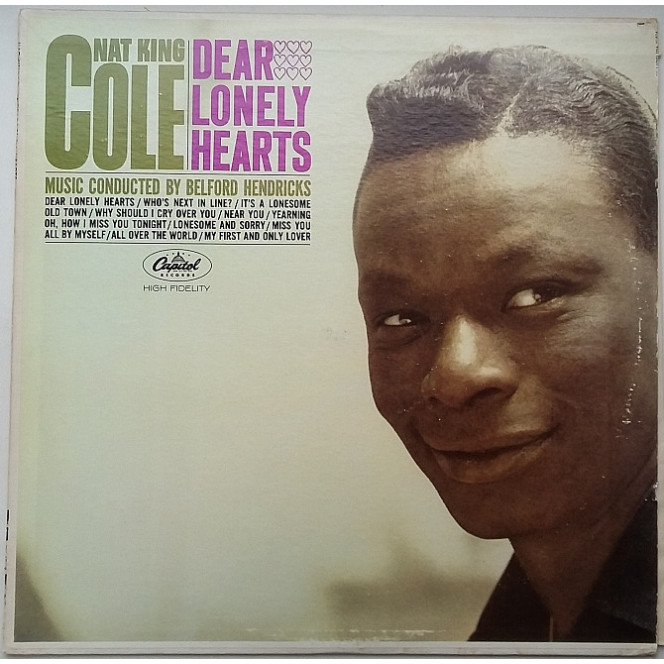 NAT KING COLE Dear Lonely Hearts LP EX