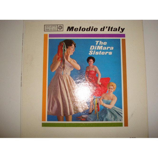 THE DI MARA SISTERS-Melodie D'Italy USA Pop, Folk, World, & Country Стиль: