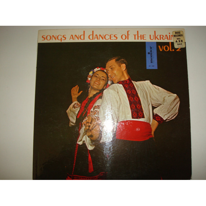 VARIOUS - Songs And Dances Of The Ukraine, Vol. 2 1958 USA Folk, World, & Country