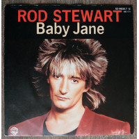 Rod Stewart Baby Jane 7 LP WB Record Vinyl single Rod Stewart