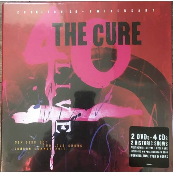 The Cure of 4 CDs + 2 DVDs