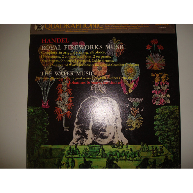 HANDEL-JOHANNES SOMARY, ENGLISH CHAMBER ORCHESTRA-Royal Fireworks Music/Water Music 1973 USA