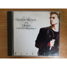 Compact disk signature CD George Michael And Queen With Lisa Stansfield – Five Live