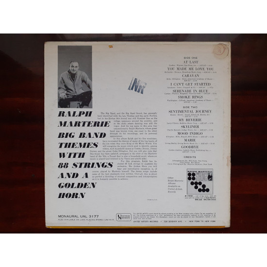 Vinyl record of LP Ralph Marterie – Big Band Themes