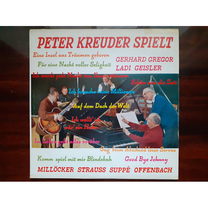 Vinyl record of LP Peter Kreuder – Peter Kreuder Spielt