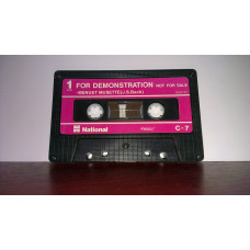 Audio cassette for demonstration National C-7