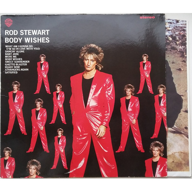 ROD STEWART Body Wishes LP EX+/VG ++