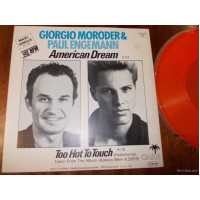 Giorgio Moroder & Paul Engemann (orange vinyl maxi single) American Dream 84