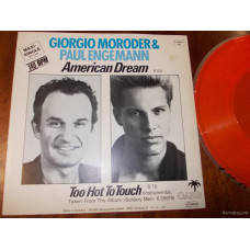 Giorgio Moroder & Paul Engemann (orange vinyl maxi single) American Dream 84