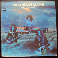 West, Bruce & Laing ‎  Why Dontcha - 1972 - LP.